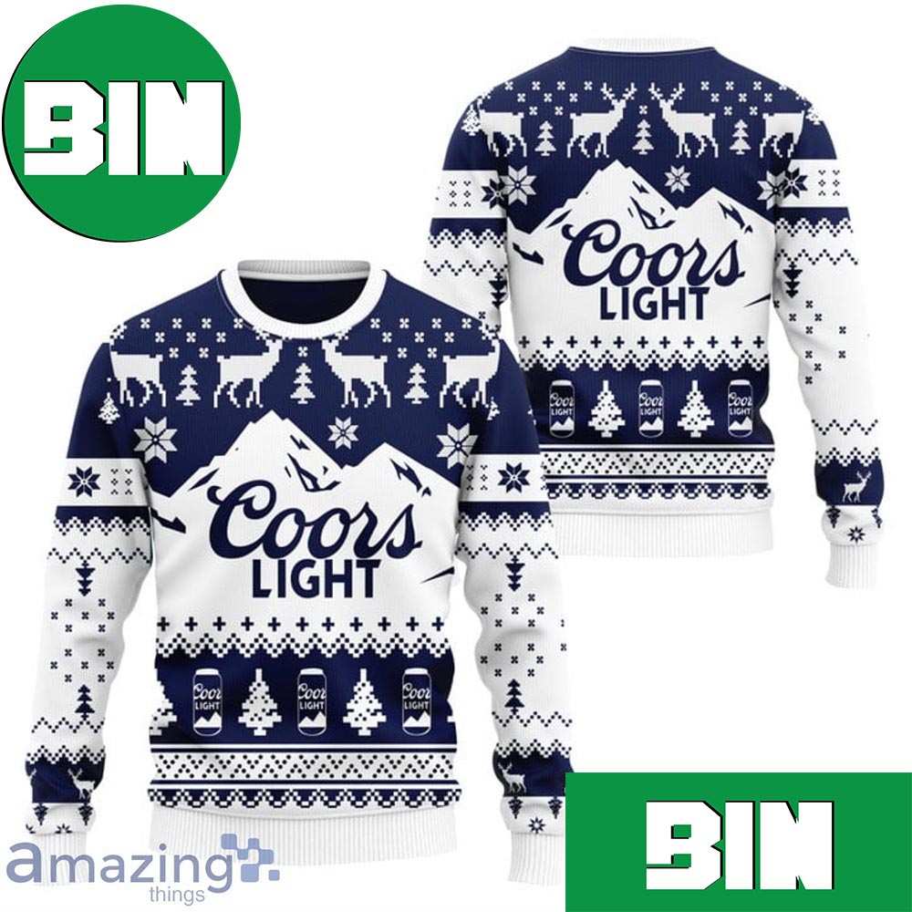 Coors ugly christmas sweater best sale