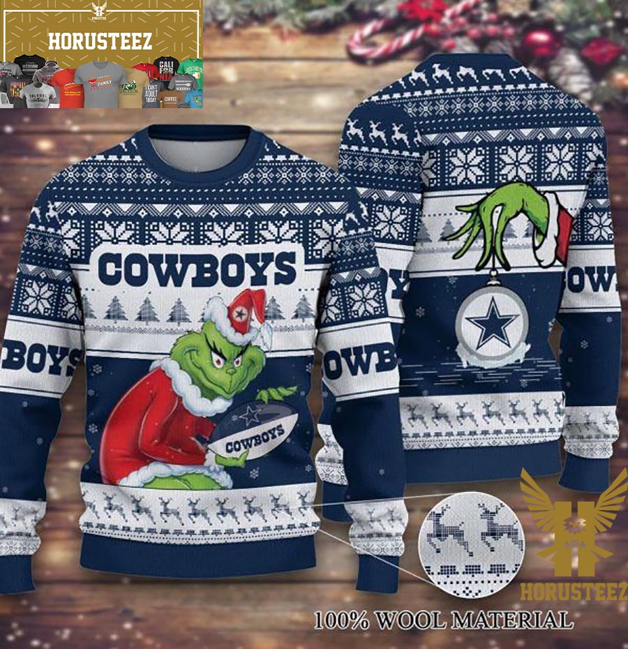 Dallas Cowboys Cool Ugly Christmas Sweater 3D Gift For Fans