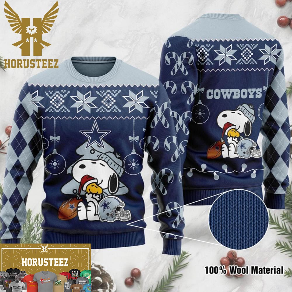 NFL Dallas Cowboys Christmas Ugly Sweater Sweatshirt - Trends Bedding