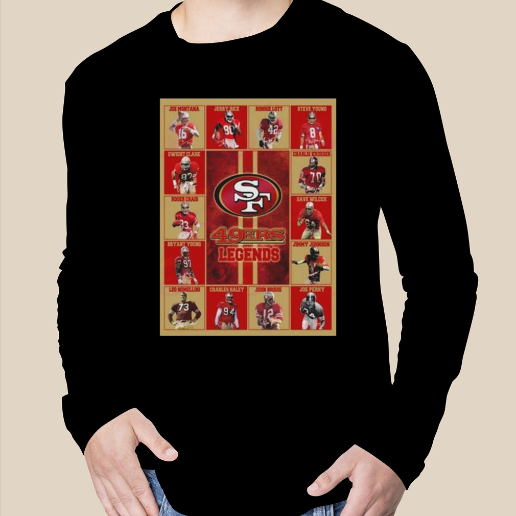 Original 2023 San Francisco 49ers legends all players signatures shirt,  hoodie, sweater, long sleeve and tank top