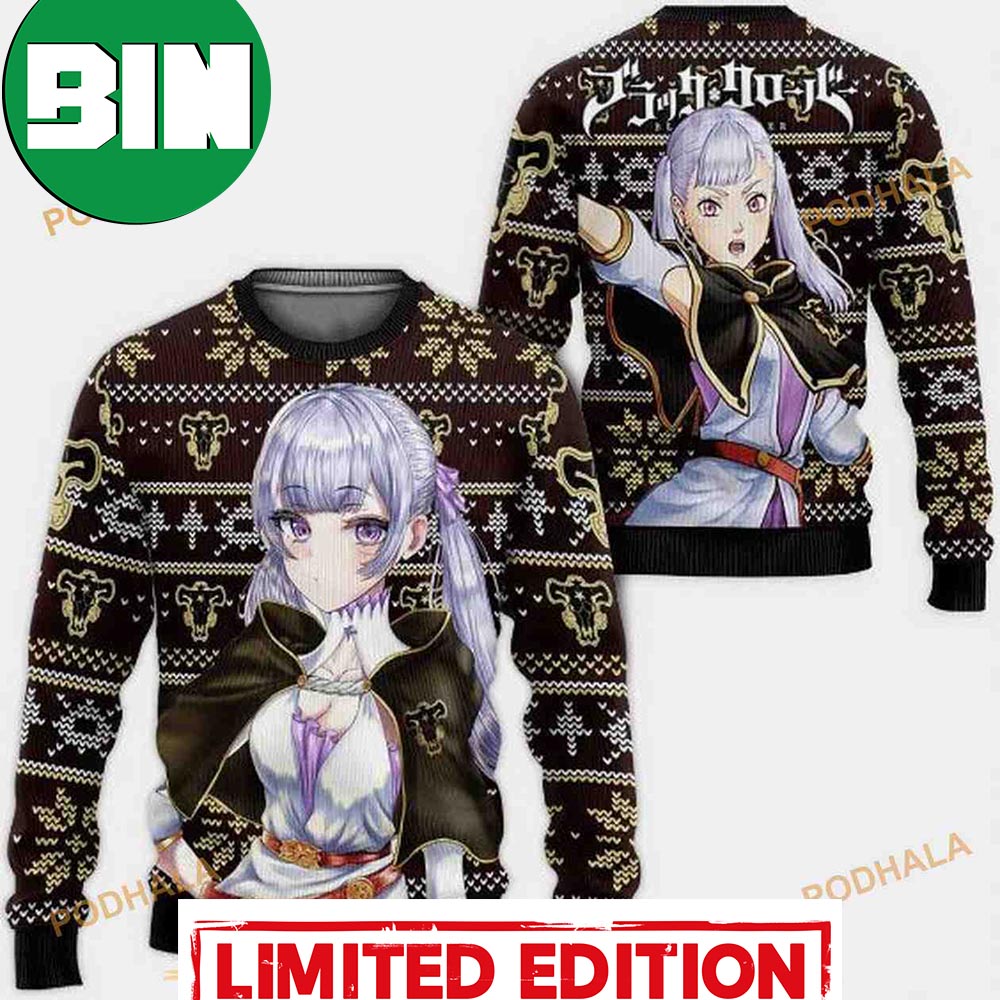 Black clover shops sweater