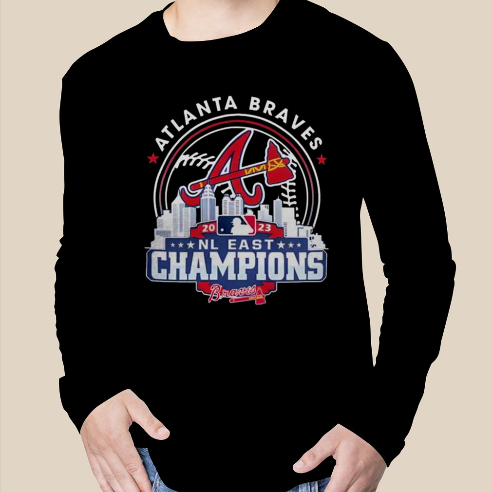 Original Atlanta Braves Mlb 2023 Nl East Champions Skyline T-shirt