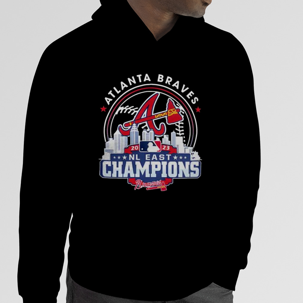 Atlanta Braves Mlb 2023 Nl East Champions Skyline Shirt - Peanutstee