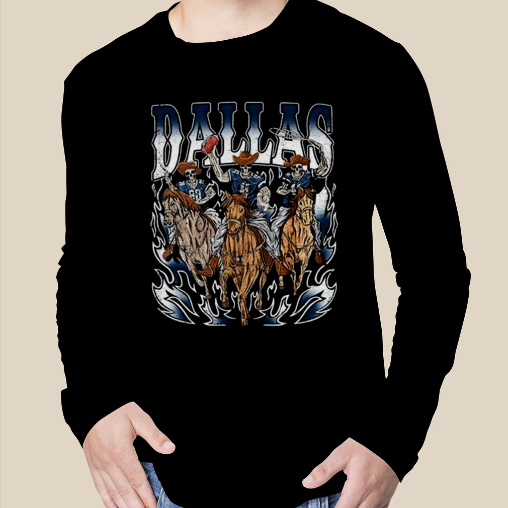 Dallas Cowboys Skeleton Halloween 2023 Shirt