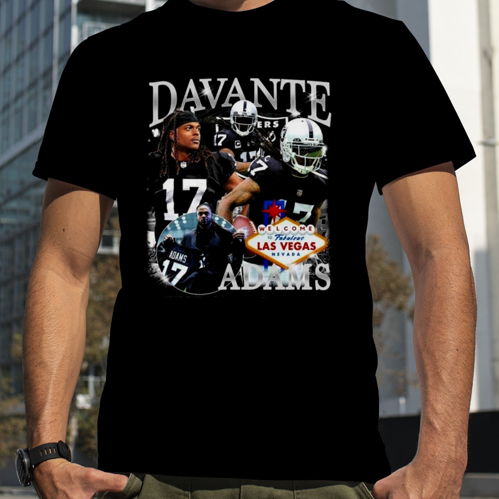 Davante Adams #17 Las Vegas Raiders Vintage Shirt - Peanutstee