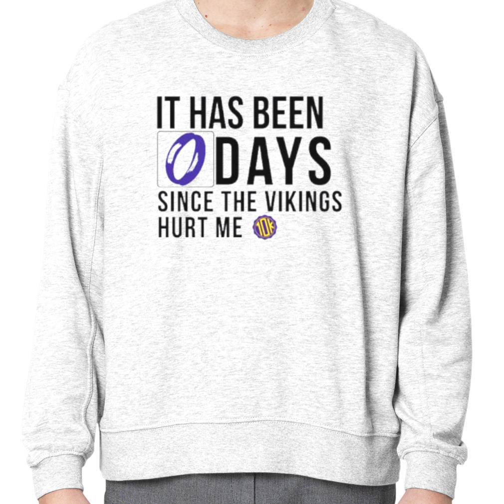 It Has Been 0 Days Since The Vikings Hurt Me Shirts Hoodie Tank-Top Quotes