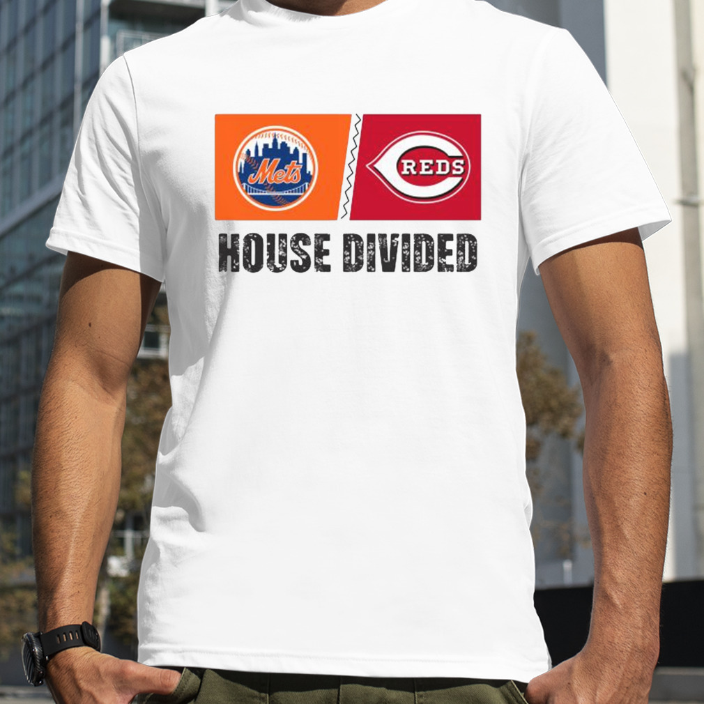 New York Mets vs Cincinnati Reds House Divided Shirt