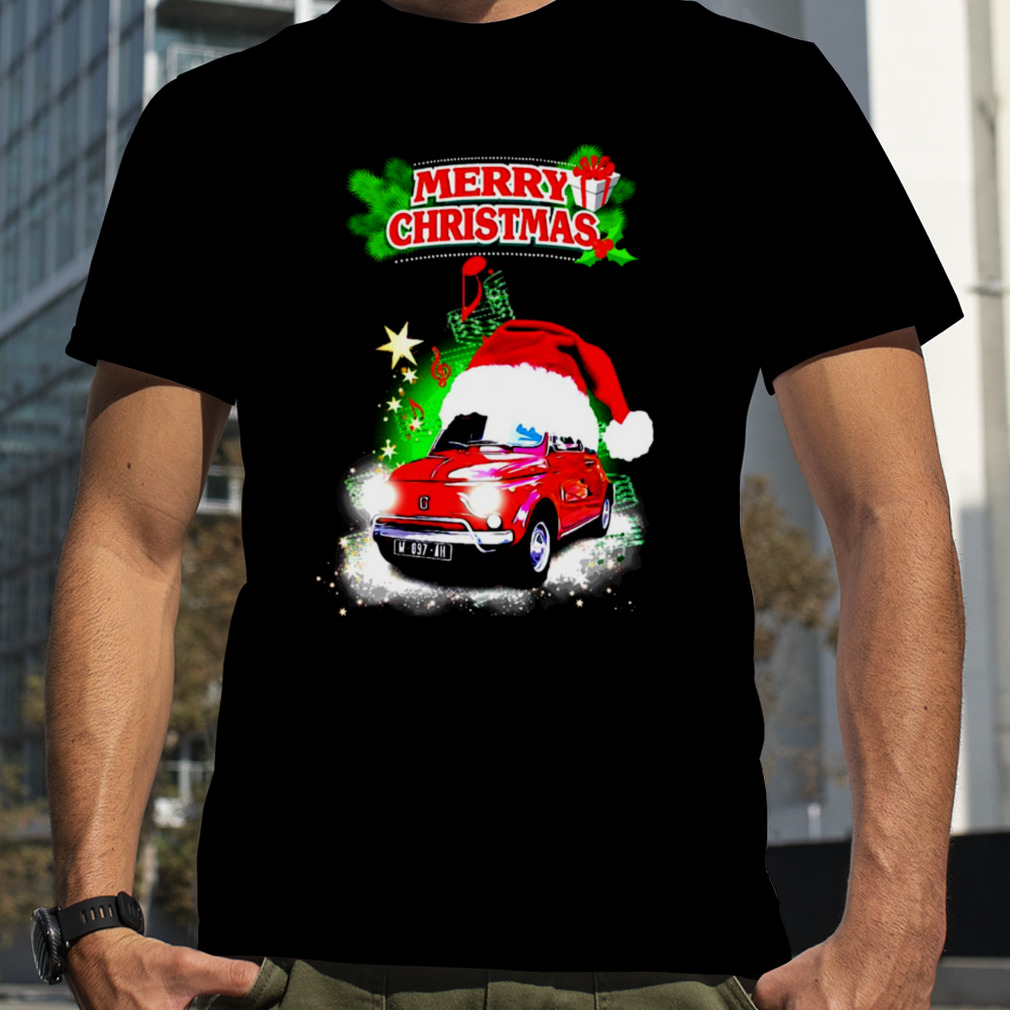 Red Fiat 500 For Christmas shirt