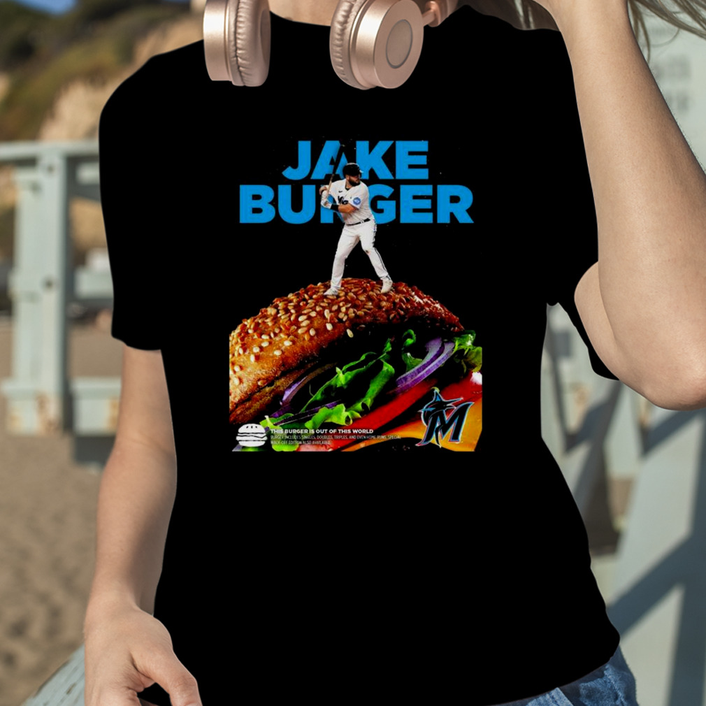 Jake Burger Miami Marlins Shirt - Peanutstee