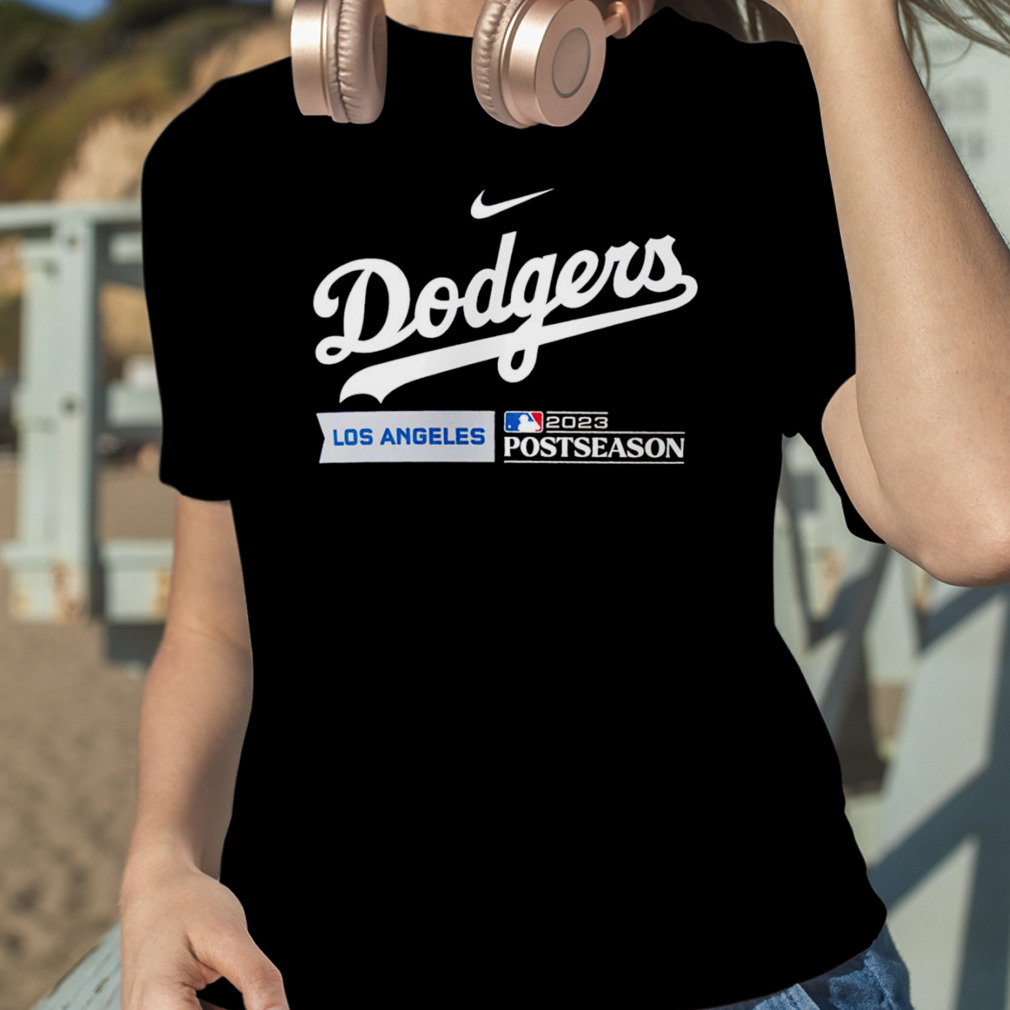 Men's Los Angeles Dodgers Nike Royal 2023 Postseason Authentic Collection  Dugout T-Shirt