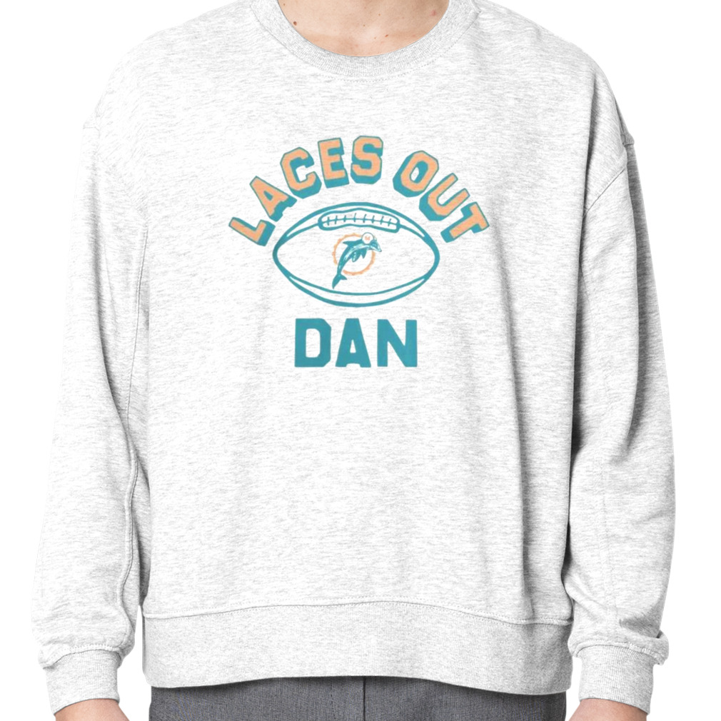 Miami Dolphins Laces Out Dan  Retro Miami Dolphins T-Shirt – HOMAGE