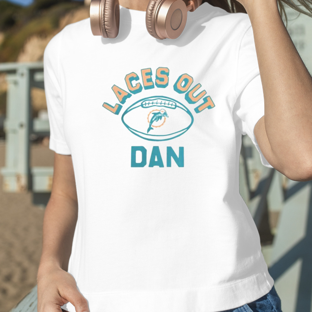 Miami Dolphins Laces Out Dan  Retro Miami Dolphins T-Shirt – HOMAGE