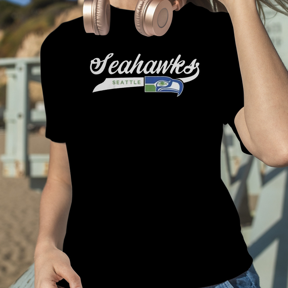 Seattle Seahawks Heritage Women'S Logo Shirt - Peanutstee