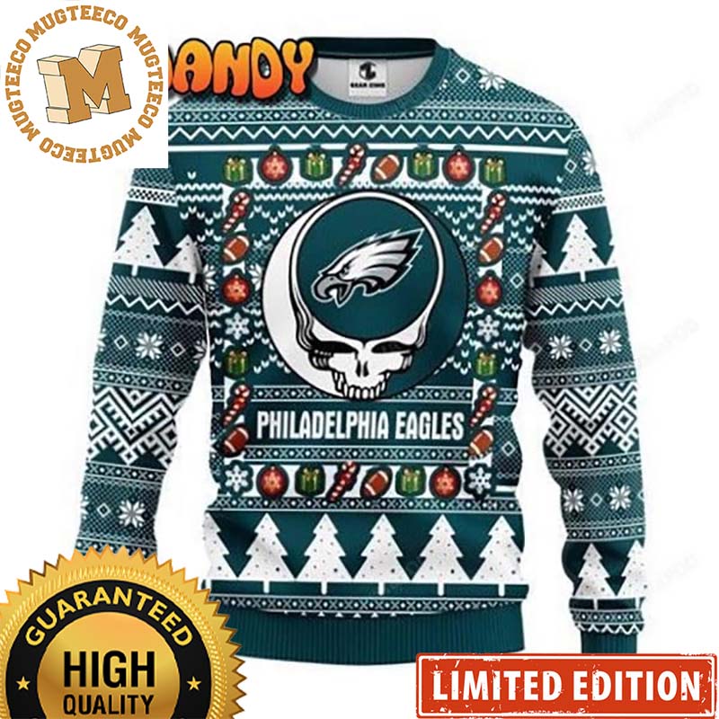 Philadelphia Eagles Logo Santa Hat Light Christmas shirt