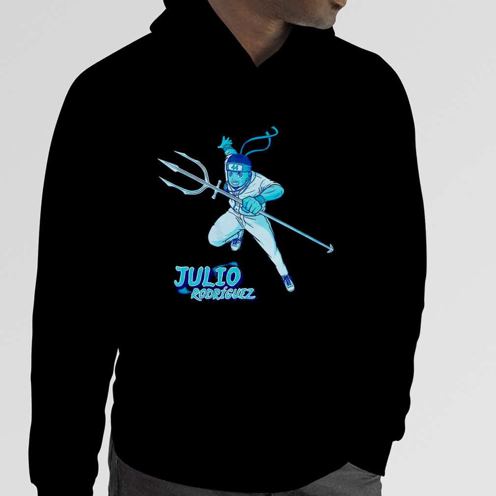 Official Seattle Mariners Rotowear Anime Julio Rodríguez Tee Shirt