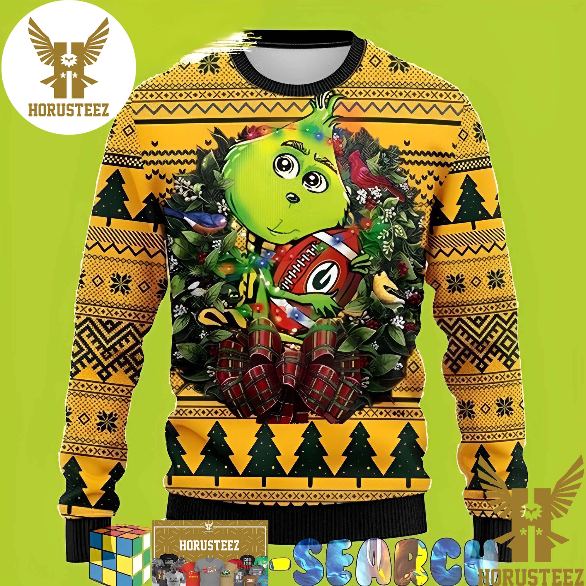 green bay packers holiday sweater