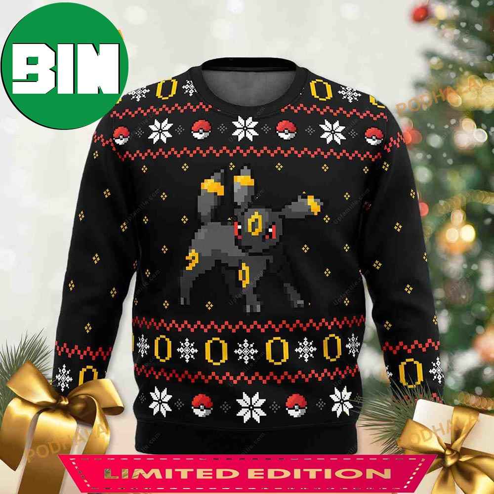 Ring Of Umbreon Pokemon Ugly Christmas Sweater