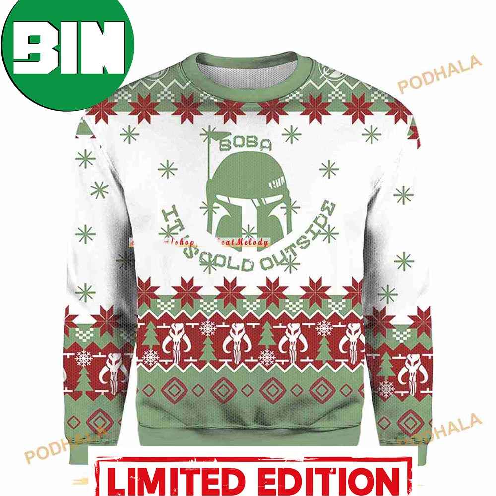 Star Wars Boba Fett Boba It's Cold Outside Christmas Ugly Sweater