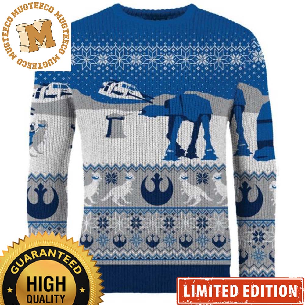 Star Wars Happy Hoth-liday Hoth Planet The Empire Strikes Back Christmas Ugly Sweater
