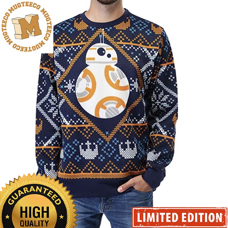 Star Wars The Force Awakens BB-8 Cute Funny Knitting Christmas Ugly Sweater