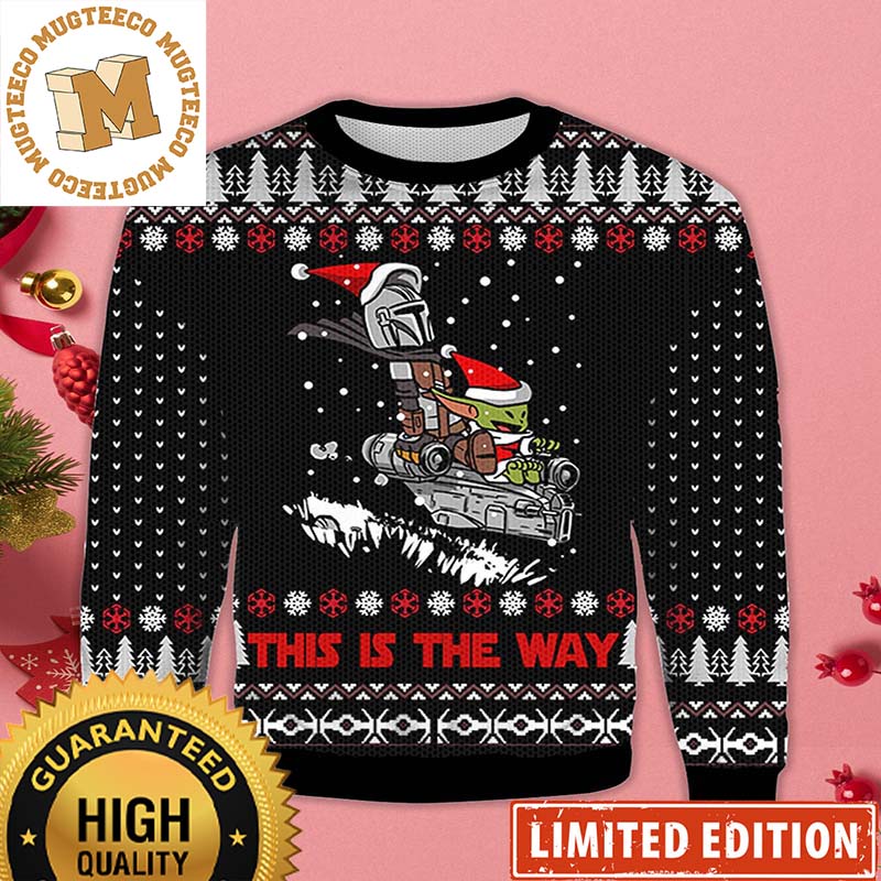 Star Wars This Is The Way Baby Yoda Christmas Ugly Sweater