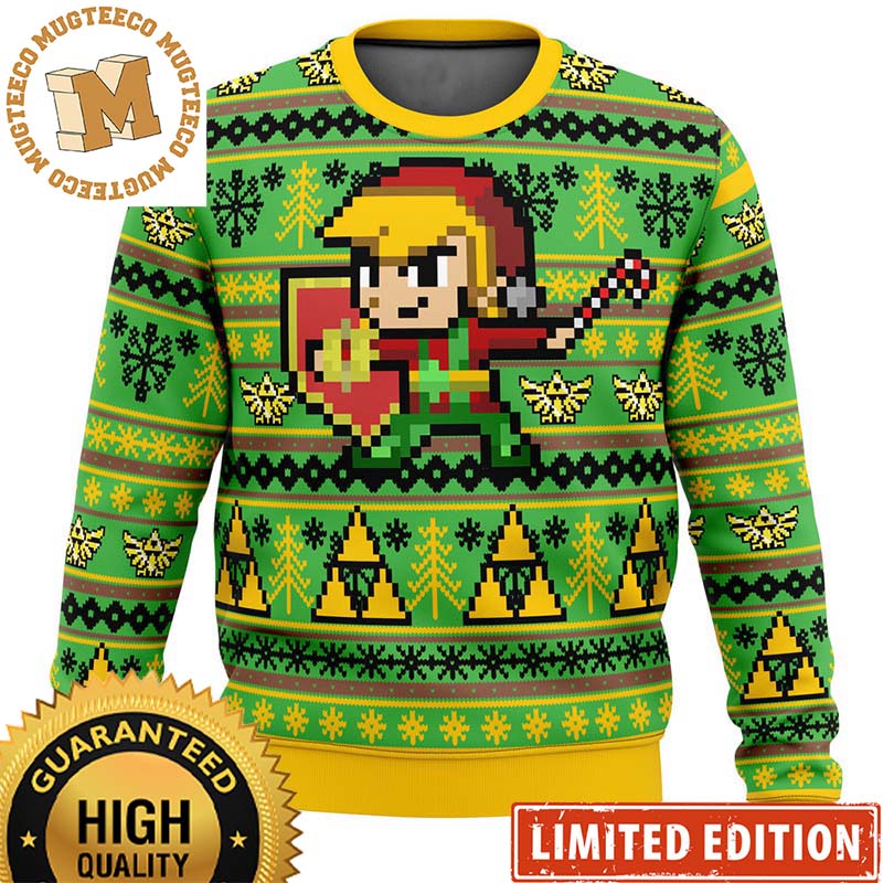 The Legend Of Zelda Holiday Link Cute Knitted Ugly Christmas Sweater