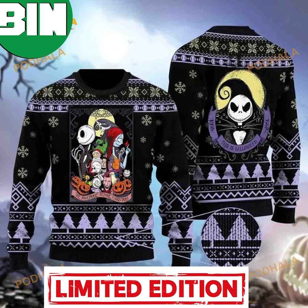 This Is Halloween The Nightmare Before Christmas Ugly Xmas Sweater