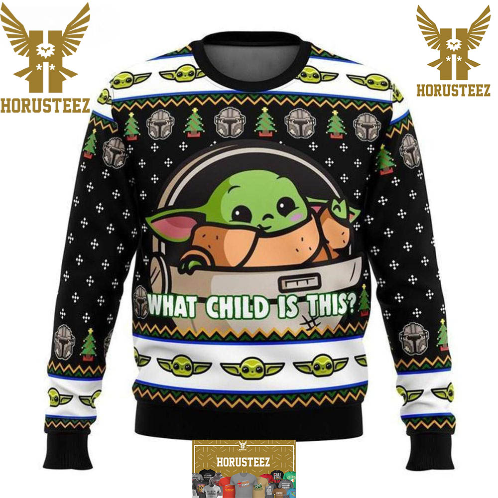 What Child Is This Star Wars Funny Christmas Ugly Sweater