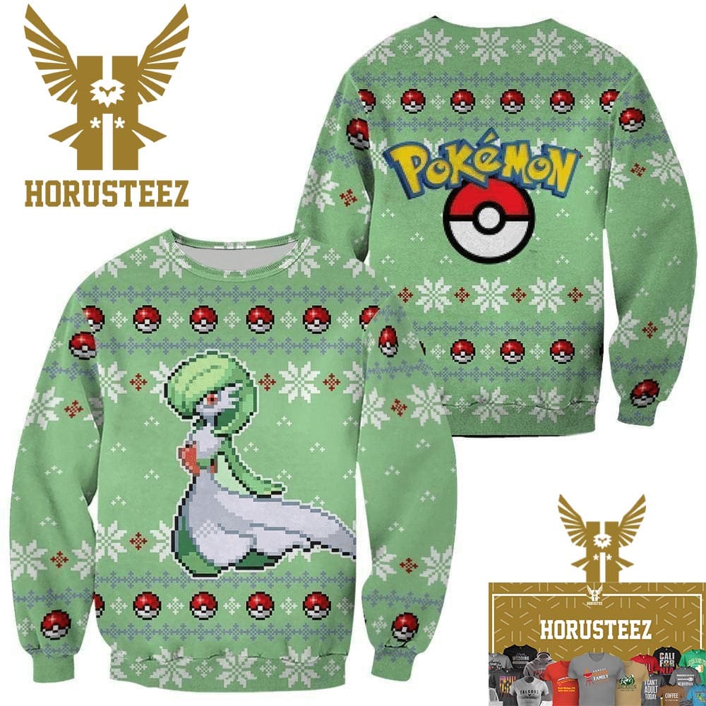 Xmas Gardevoir Ball Pokemon Christmas Holiday Ugly Sweater