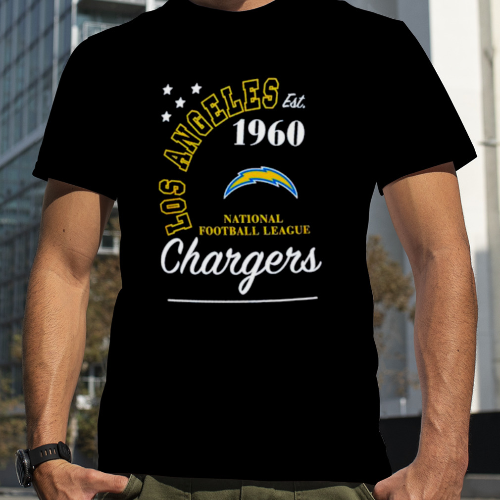 Los angeles chargers est 1960 national football league shirt, hoodie,  sweater, long sleeve and tank top