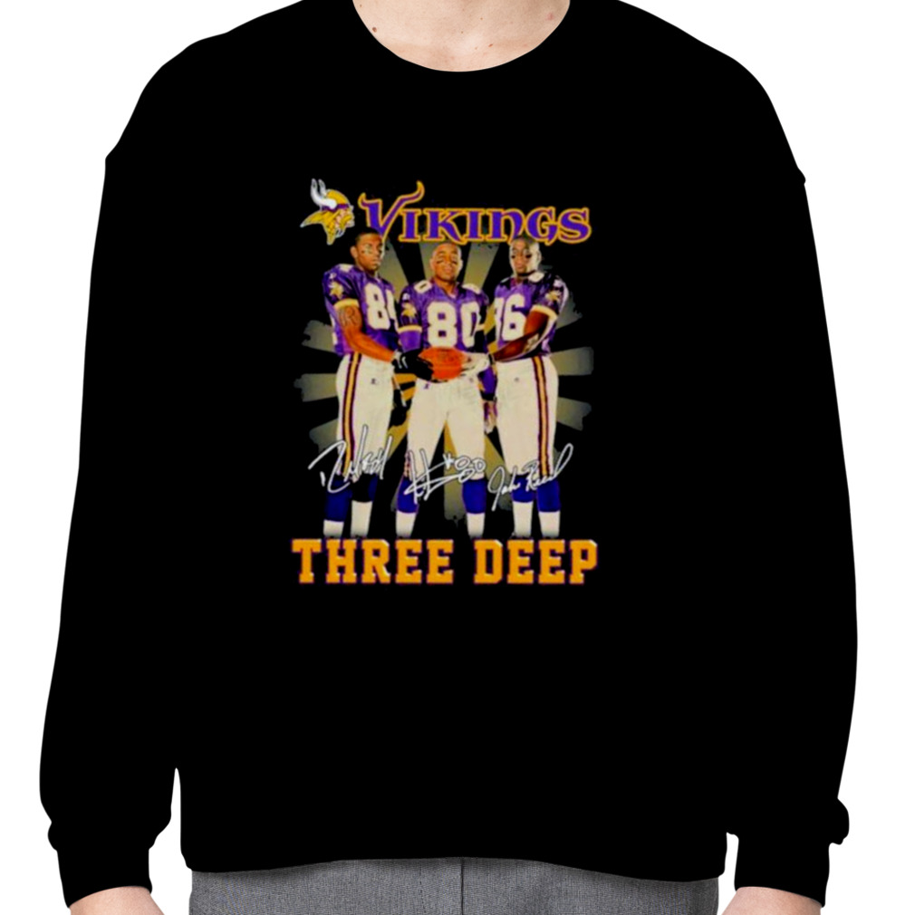 Three Deep Minnesota Vikings T-Shirt