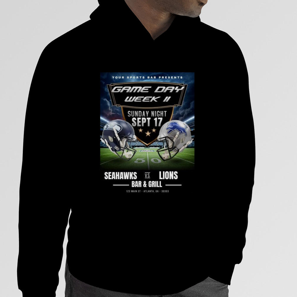 Men's Black Seattle Seahawks Out of the Park Long Sleeve T-Shirt