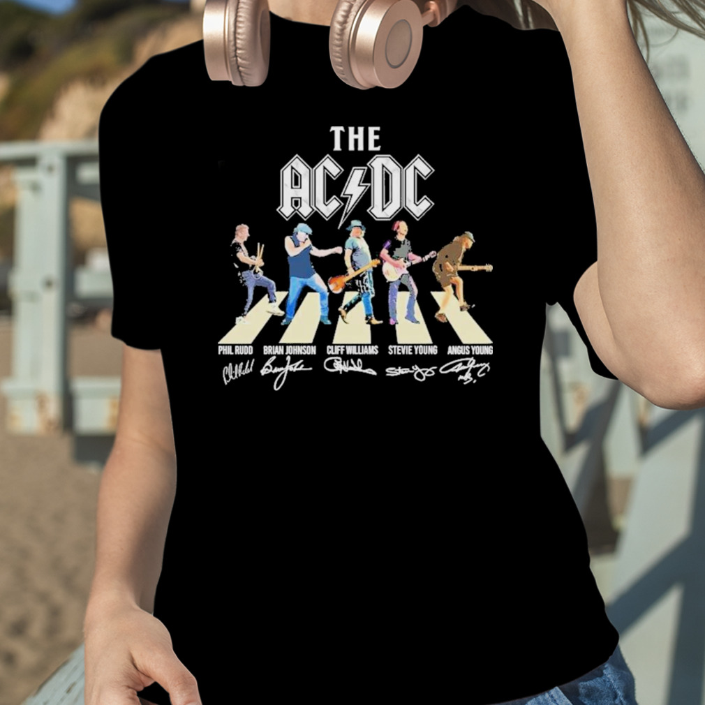 The Ac Dc Band Abbey Road Signatures Shirt