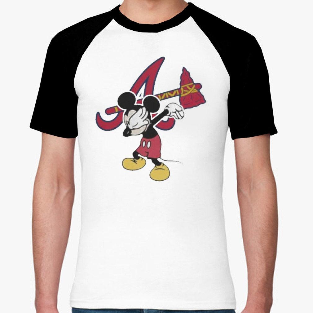 Atlanta Braves Mlb Baseball Dabbing Mickey Disney Sports T Shirt