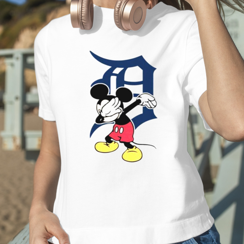 MLB Detroit Tigers Mickey Mouse Baseball Hawaiian Shirt - T-shirts