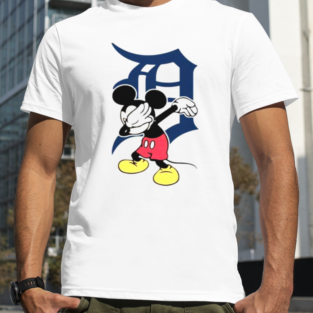 MLB Detroit Tigers Mickey Mouse Donald Duck Goofy Baseball T Shirt