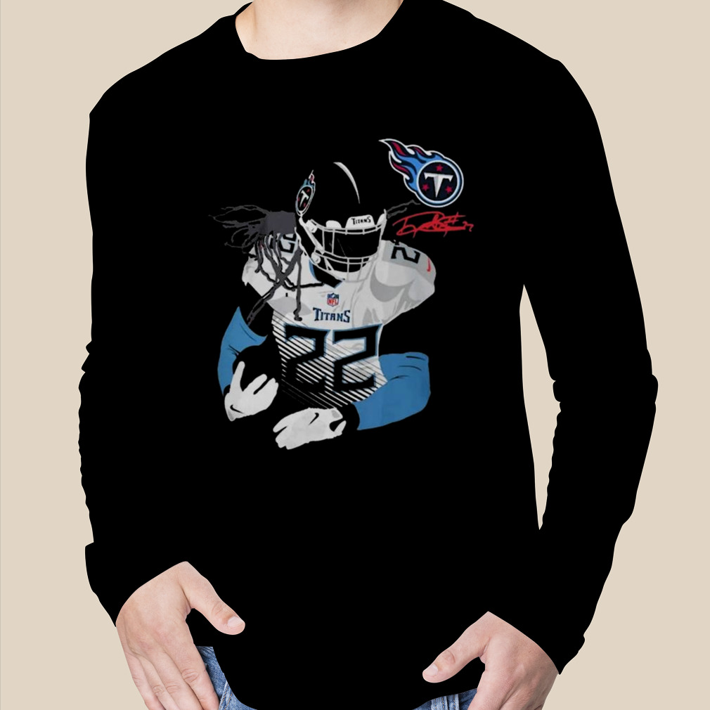 Licensed Gear Nfl Tennessee Titans Derrick Henry Navy Player T-Shirt,  hoodie, sweater, long sleeve and tank top