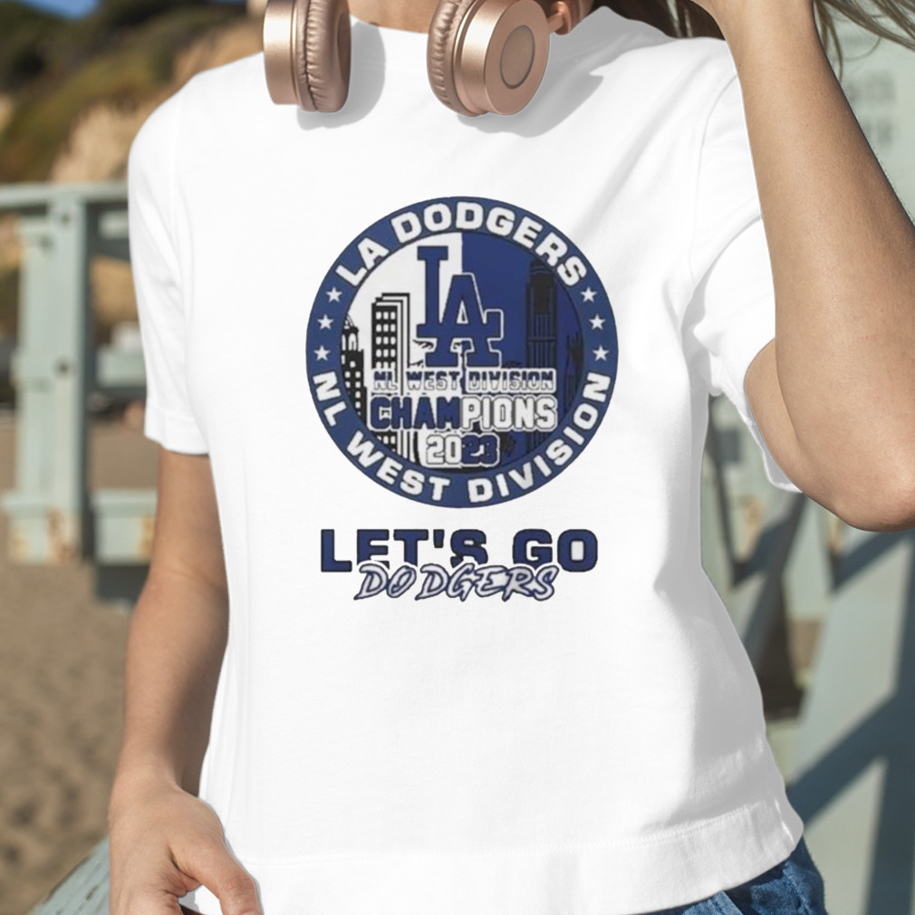 Los Angeles Dodgers Nl West Division Champions 2023 Let'S Go Dodgers Shirt  - Peanutstee