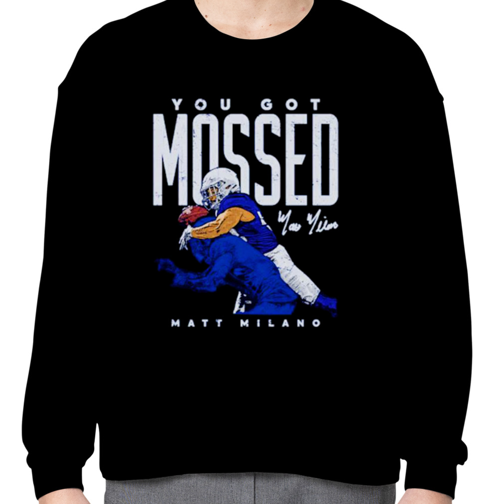 Matt Milano Buffalo You Got Mossed Football Shirt - Peanutstee