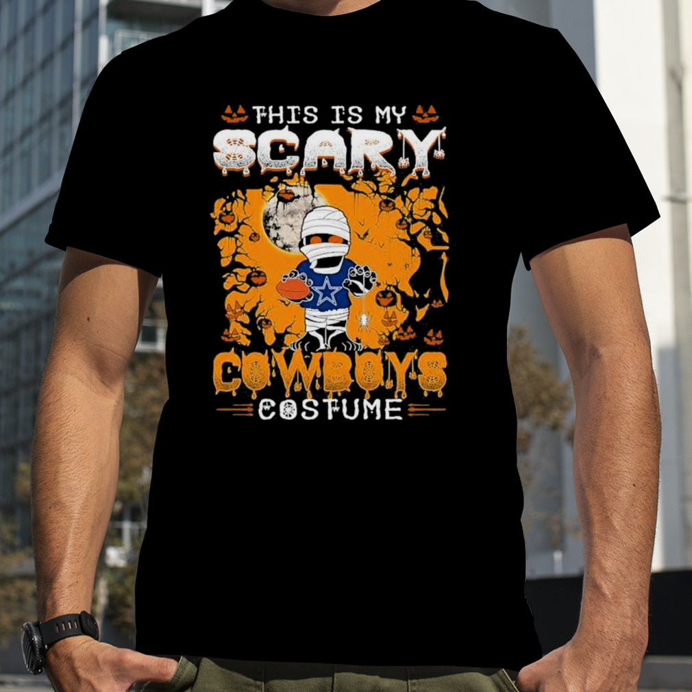 Nfl Dallas Cowboys Halloween This Is My Scary Costume T Shirt by