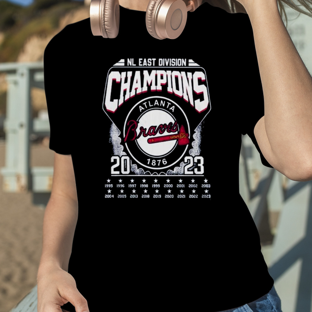 NL East Division Champions Atlanta Braves 2023 1995-2023 Shirt