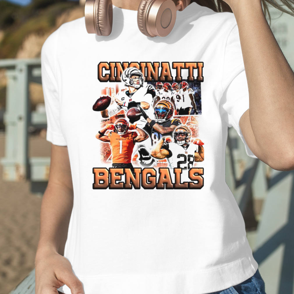 Cincinnati Bengals Team players retro shirt, hoodie, sweater, long sleeve  and tank top