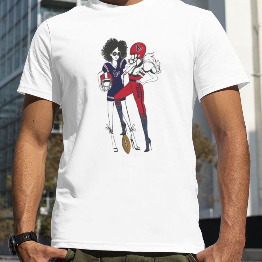 G-III 4Her By Carl Banks Heather Gray Houston Texans Football Girls T-Shirt
