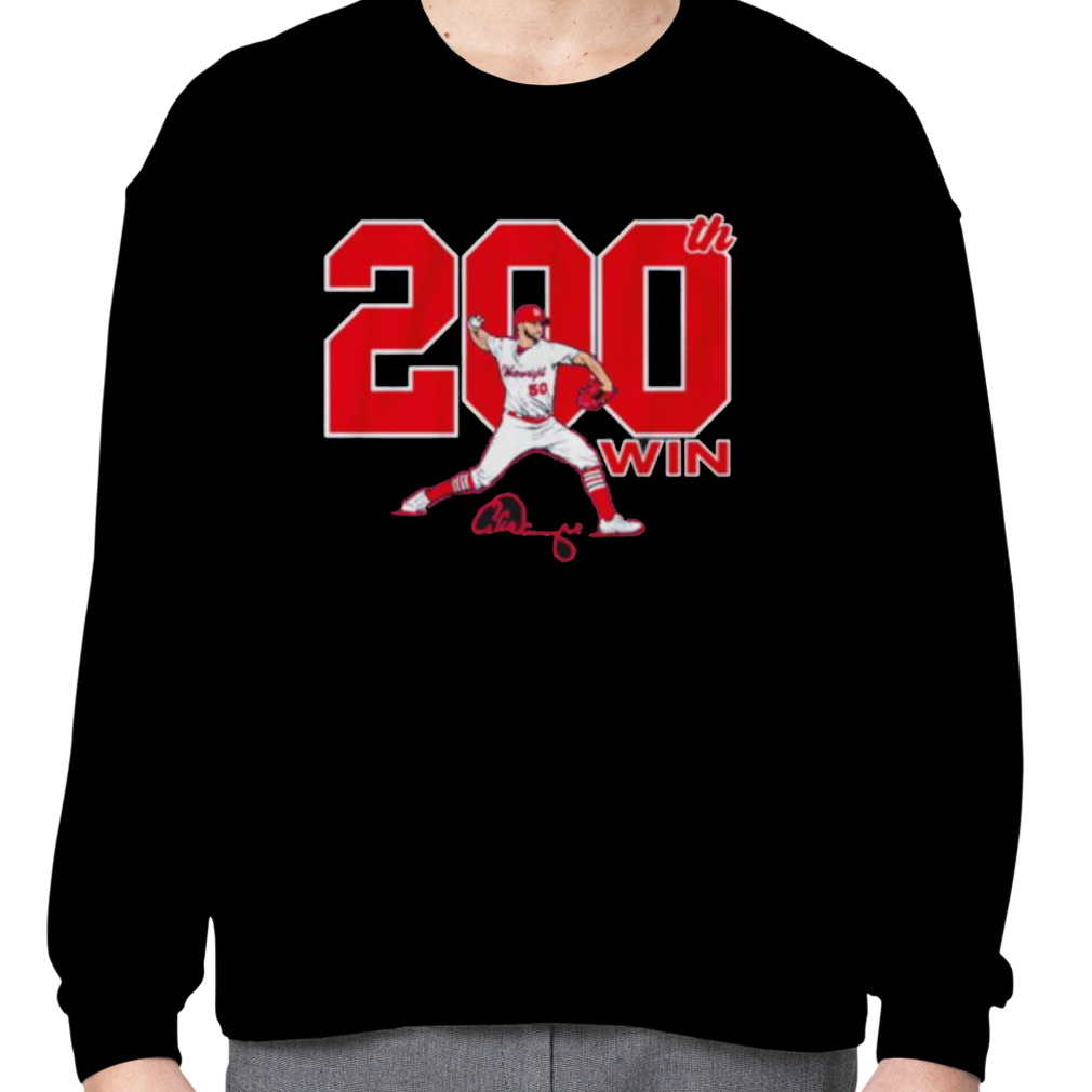 Adam Wainwright 200 Wins St Louis Shirt - ReviewsTees