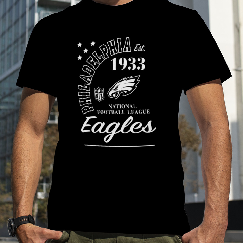 Men's Philadelphia Eagles Scrum Arch Black T-Shirt