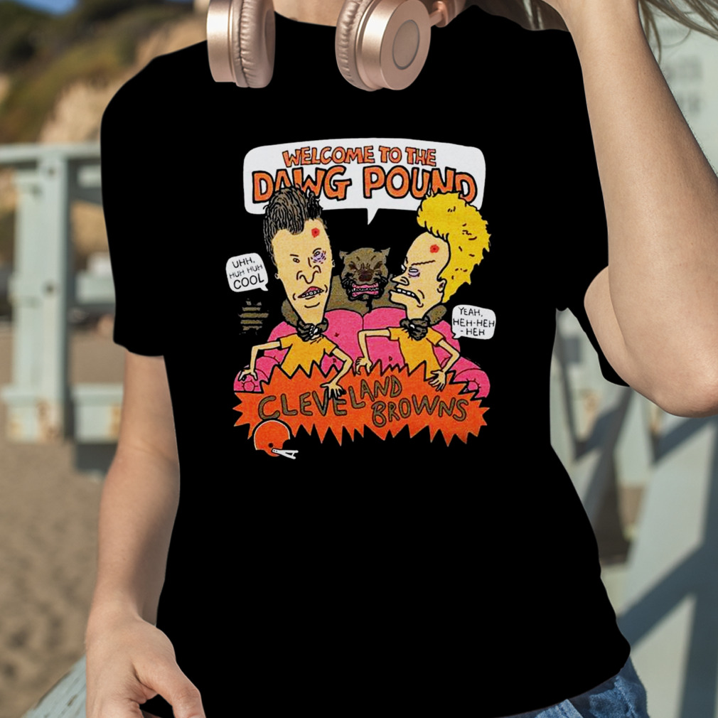 Beavis And Butthead X Cleveland Browns Dawg Pound Shirt - Shibtee Clothing