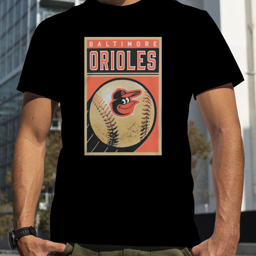 Youth Heathered Gray Baltimore Orioles Team Baseball Card T-Shirt