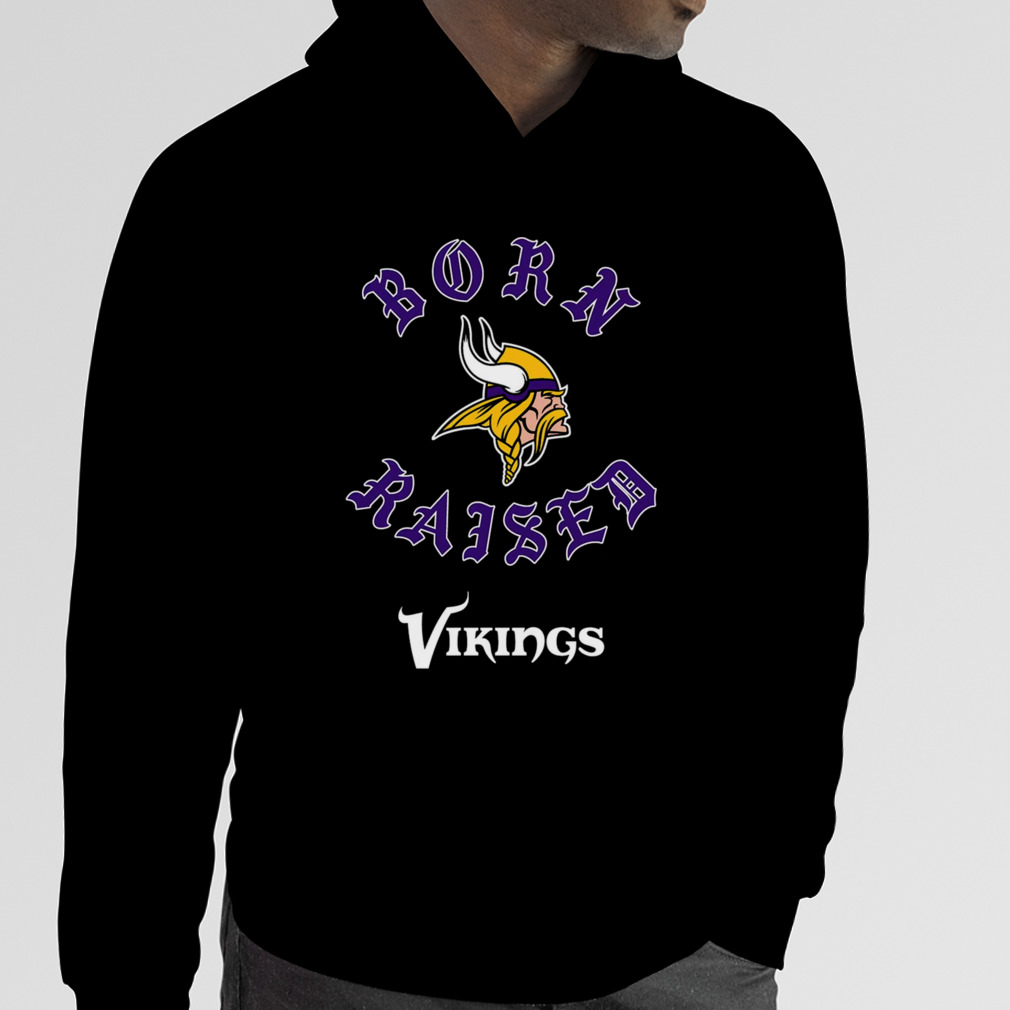 Minnesota Vikings Born X Raised Unisex T-Shirt, hoodie, sweater