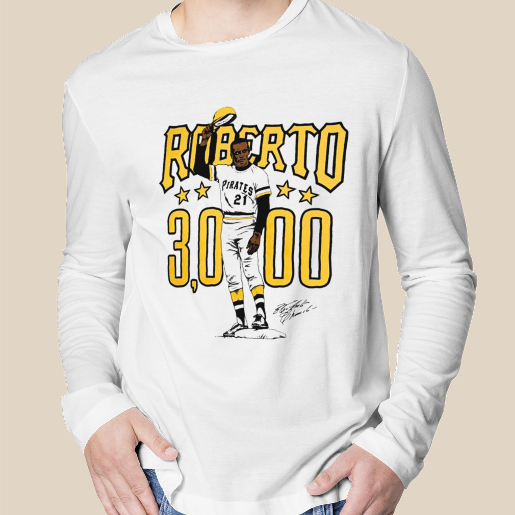 Roberto Clemente 30000 Pittsburgh Pirates Illustration signature