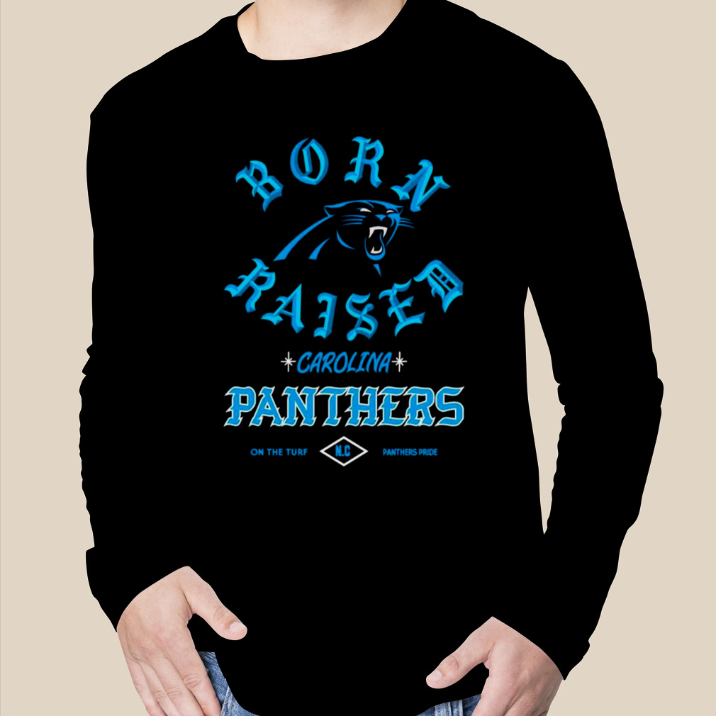 Carolina Panthers Born X Raised 2023 T Shirt